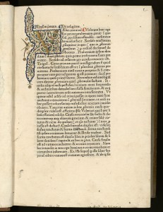 Incunable 186 f° 2