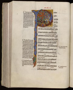 Epîtres de saint Paul glosées, manuscrit du prince Henri. 