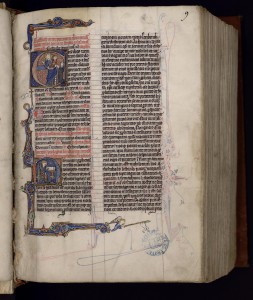 Bréviaire à l’usage de l’abbé de Clairvaux. MGT, ms. 1160, f. 10r.