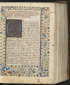 Cicéron, Œuvres. Montpellier, BU méd., H 359, t. 1, f. 1r. 