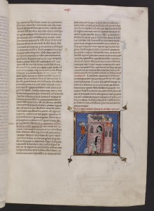 Pierre le Mangeur, Histoire scolastique, traduction de Guiard des Moulins. Ms. 59 f. 17