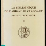 Catalogue des manuscrits bibliques, patristiques et théologiques de Clairvaux, publié par l’IRHT en 1997.