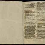 Fragment de catalogue de la deuxième moitié du XIIe siècle. MGT, ms. 32, f. 1. 