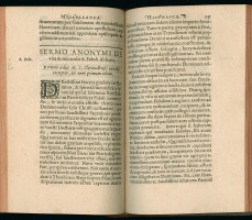 Edition princeps du sermon de Pierre de Celles sur la vie de saint Fidolus dans le Promptuarium de Nicolas Camuzat. MGT, Mit. F 7-89.