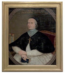 Potrait de Dom Rocourt, dernier abbé de Clairvaux. MGT